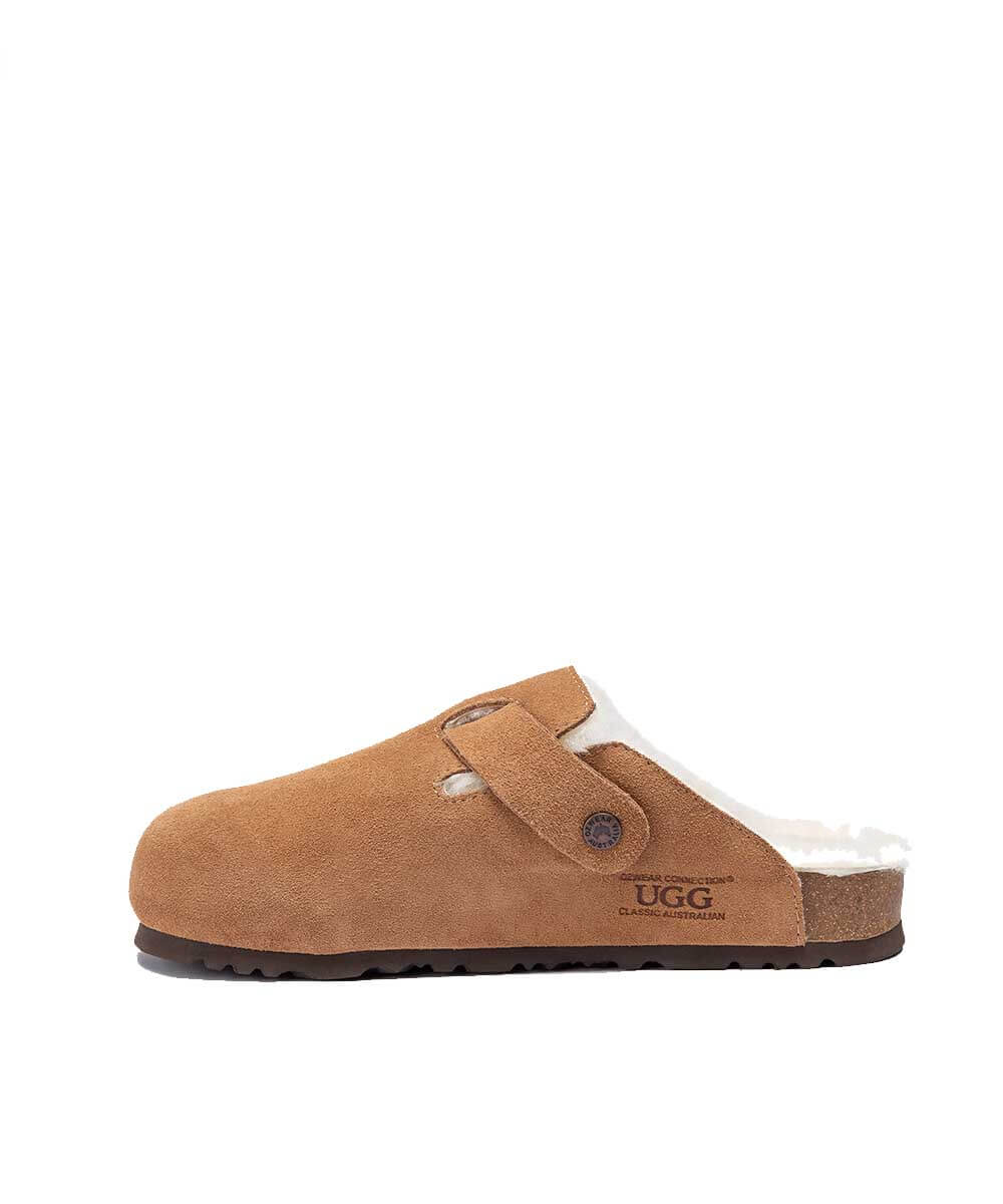 Women's UGG Wool Marly Slippers – Tan – view 4