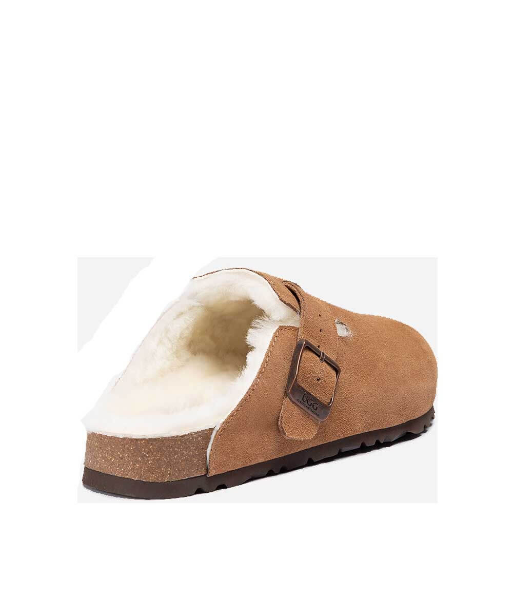 Women's UGG Wool Marly Slippers – Tan – view 2