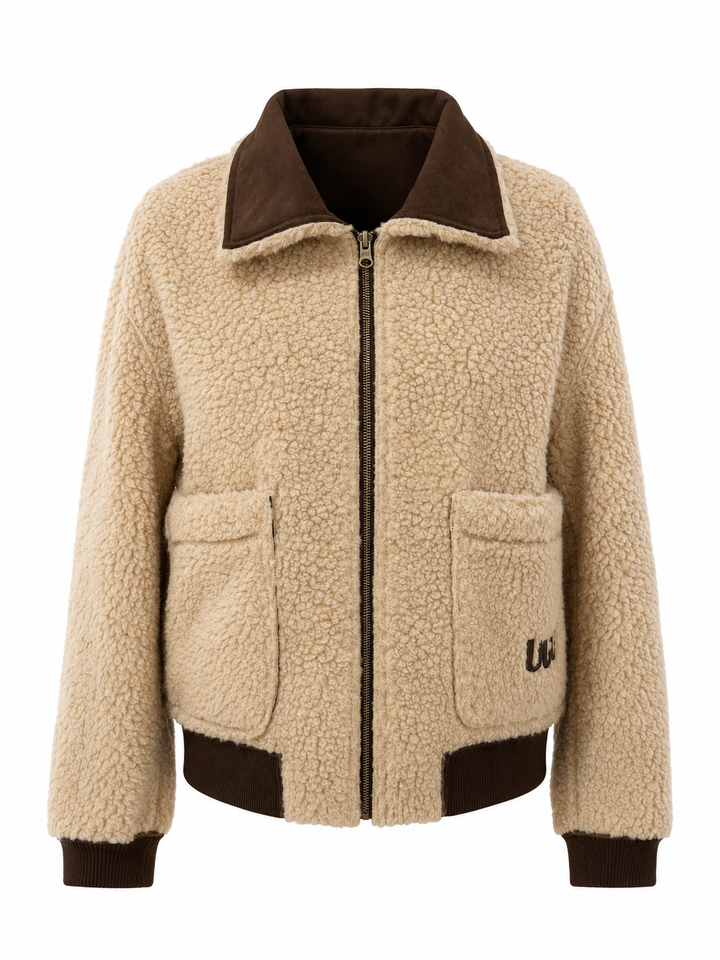 UGG Women's Bondi Reversible Bomber Jacket - Chocolate/Natural